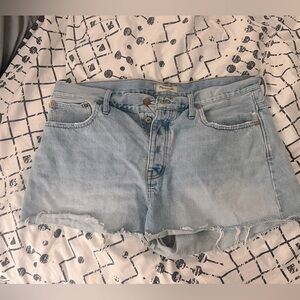 NEW Madewell Women’s Relaxed Denim Jean Shorts Size 32